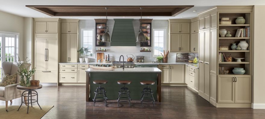 medallion farmhouse kitchen cabinetry